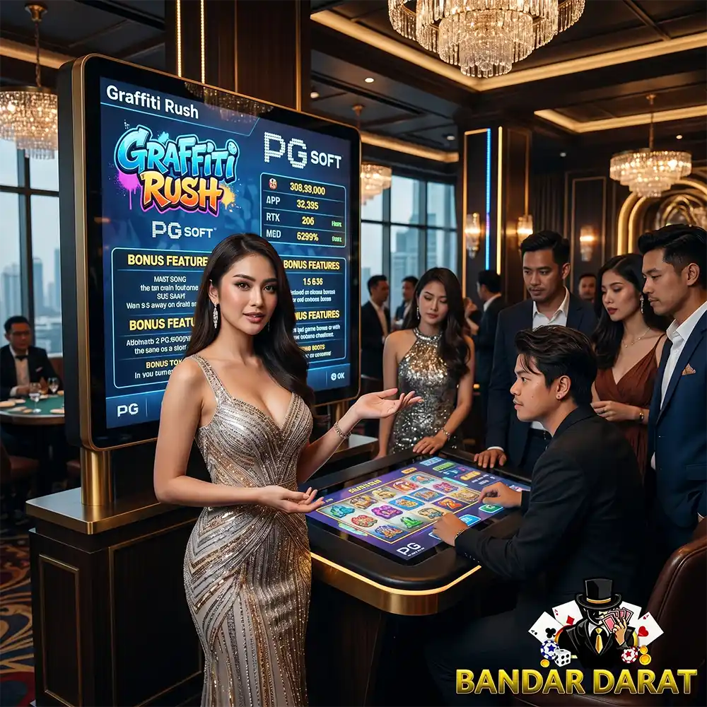 Ilustrasi ekosistem game dan akses resmi platform Bandardarat
